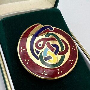 Tara Celtic Snake Brooch